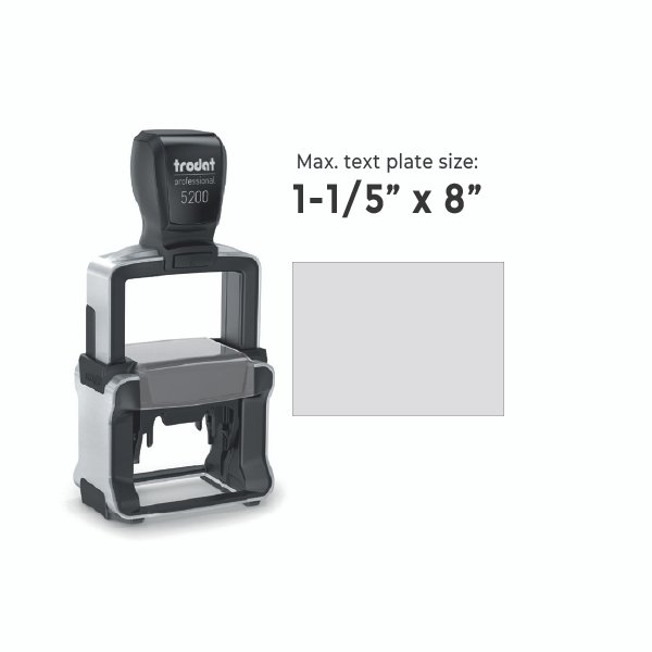 Professional Text Stamp-5200+5203