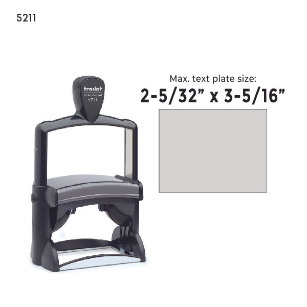 Trodat 5211 Heavy Duty Self-Inking Stamp
