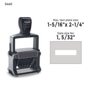Trodat 5460 Self-Inking Dater Stamp