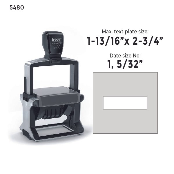 Trodat Professional 5480 Self-Inking Dater Stamp