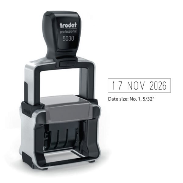 Trodat Professional 5030 Self-Inking Dater Stamp - Image 2