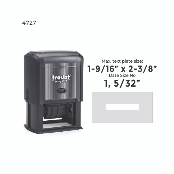 Trodat 4727 Printy Dater Stamp