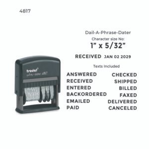 Trodat 4817 Printy Dater Stamp