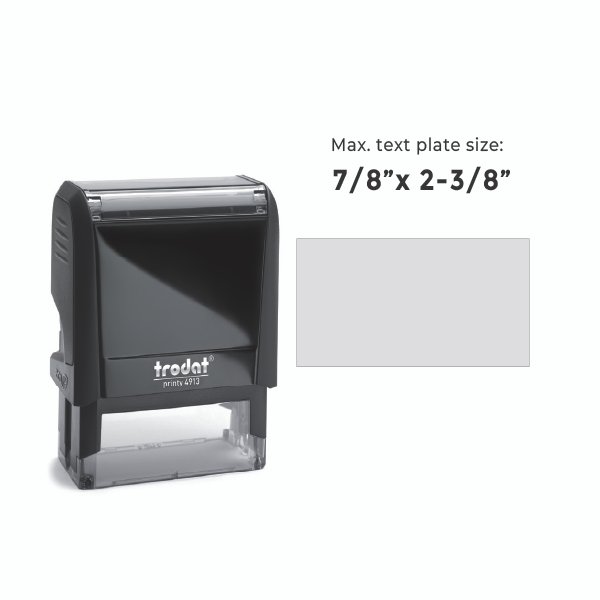 Trodat Printy 4913 Text Stamp
