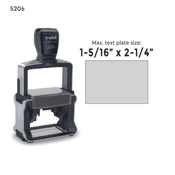 Trodat 5206 Heavy Duty Self-Inking Stamp