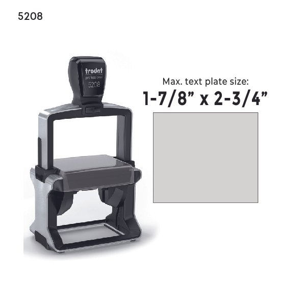 Trodat 5208 Heavy Duty Self-Inking Stamp
