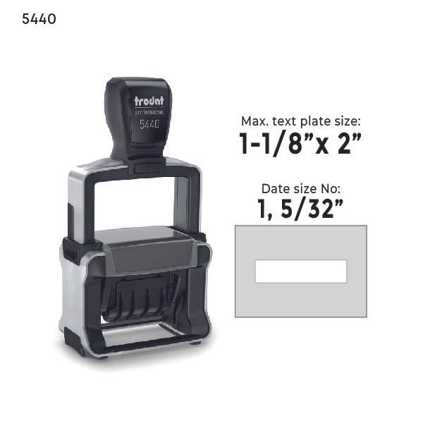 Trodat Professional 5440 Self-Inking Dater Stamp
