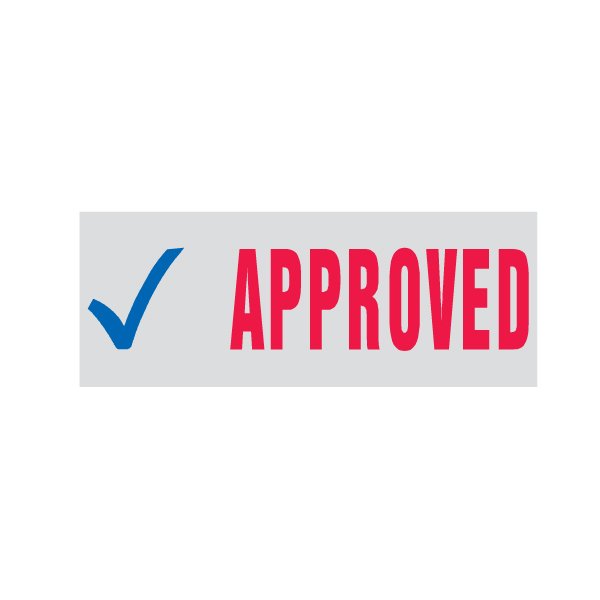 APPROVED Rubber Stamp