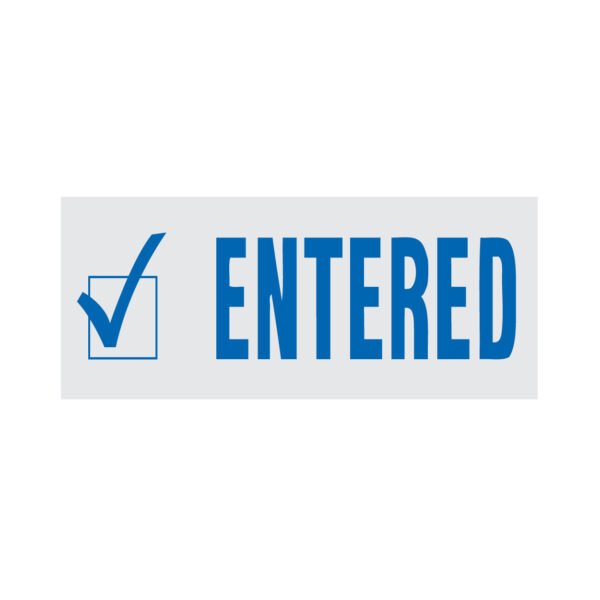 ENTERED Rubber Stamp - Image 3
