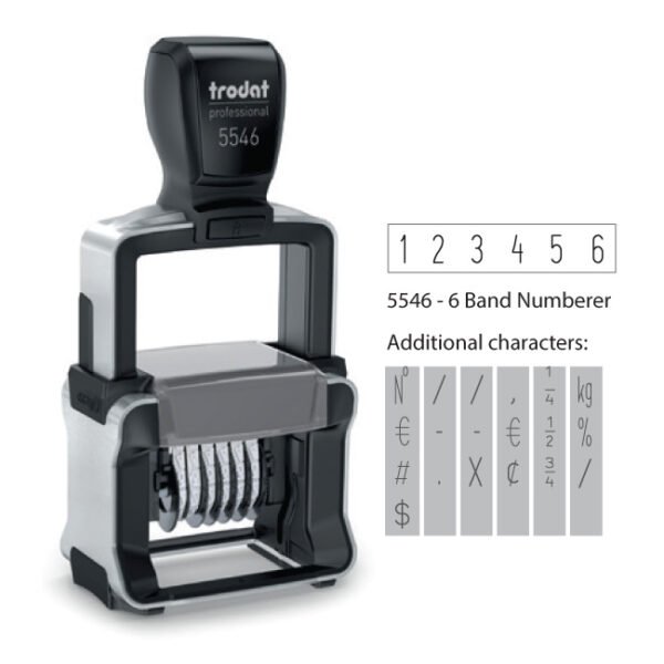Trodat Professional 5546 Self-Inking Numberer Stamp
