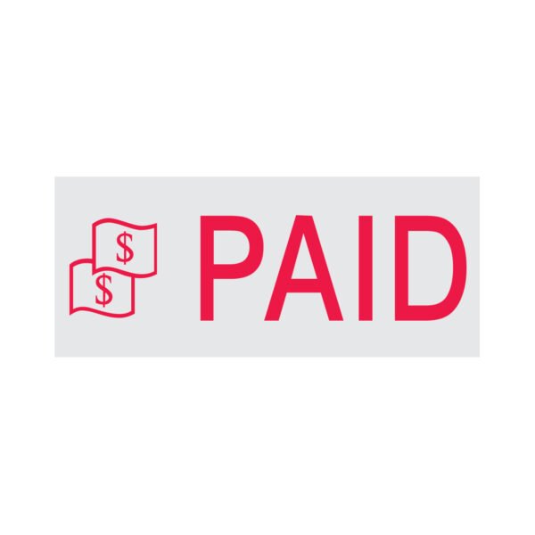 PAID Rubber Stamp - Image 2