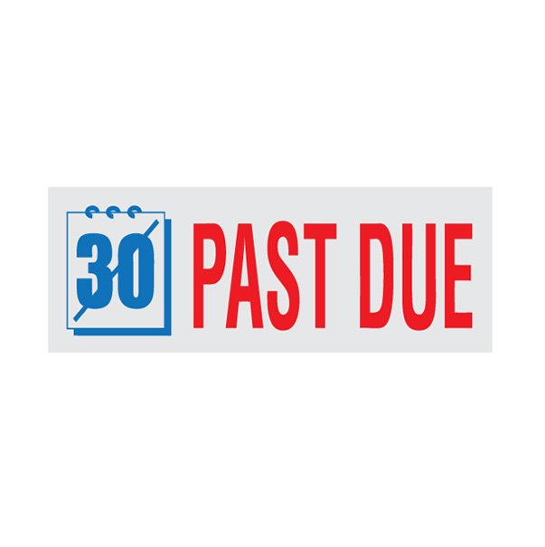PAST DUE  Rubber Stamp