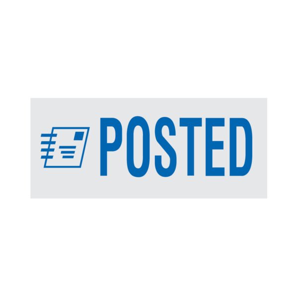POSTED Rubber Stamp - Image 3