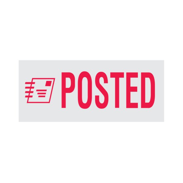 POSTED Rubber Stamp - Image 2