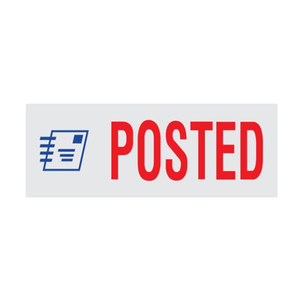Posted-Stock- Rubber Stamp