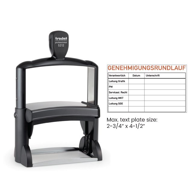 Trodat 5212 Heavy Duty Self-Inking Stamp