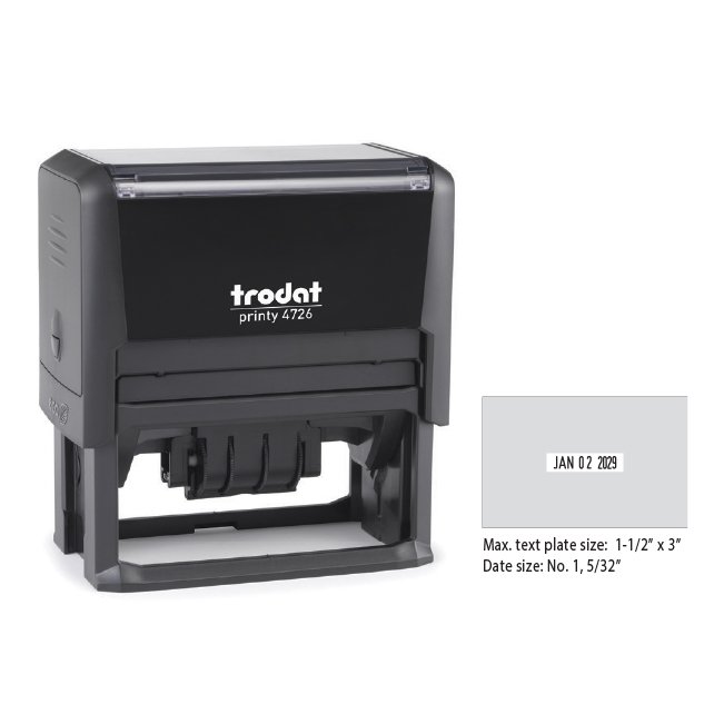 Trodat Printy 4726 Self Inking Date Stamp