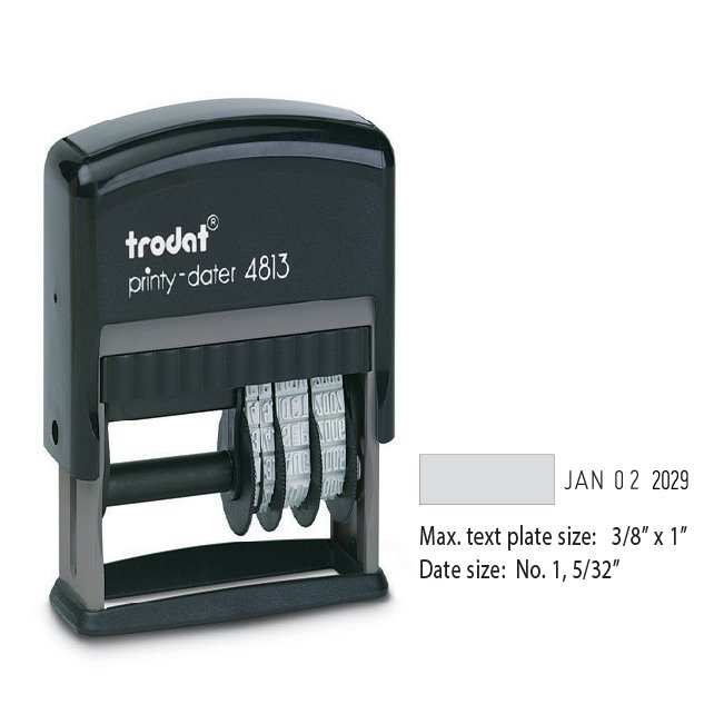 Trodat 4813 Printy Dater Stamp