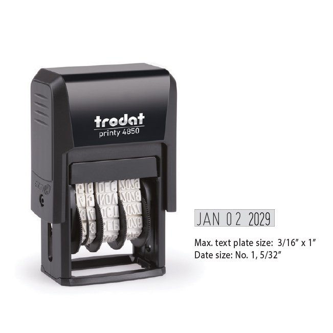 Trodat 4850 Printy Dater Stamp
