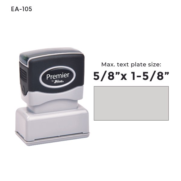 Shiny Premier EA-105 Pre-Inked Stamp