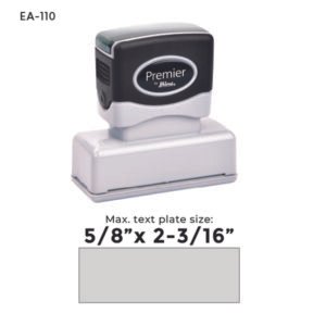 Shiny Premier EA-110 Pre-Inked Stamp