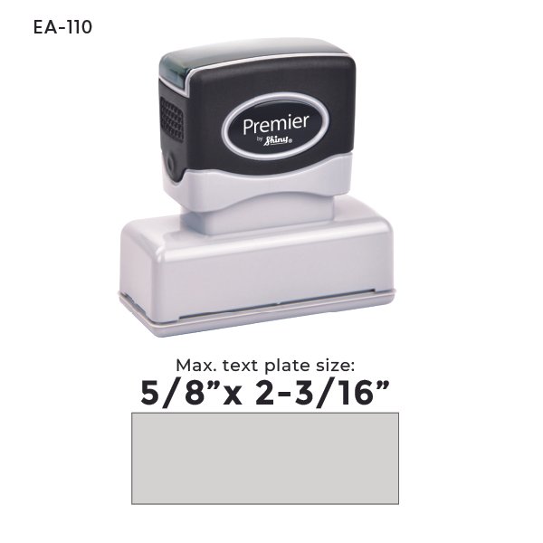 Shiny Premier EA-110 Pre-Inked Stamp