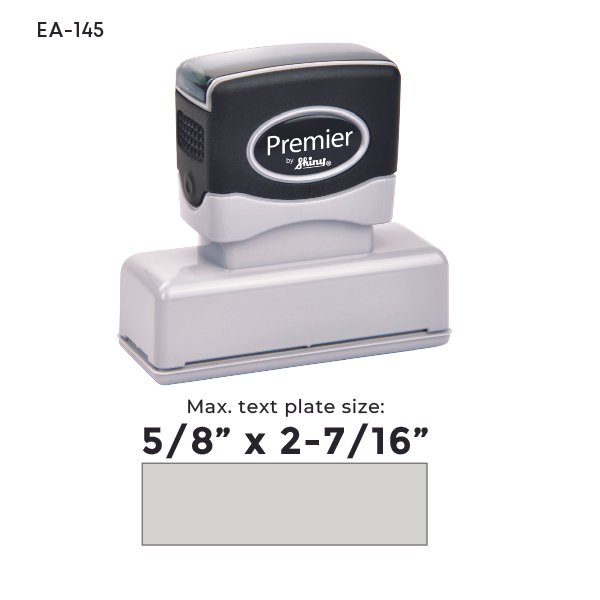 Shiny Premier EA-145 Pre-Inked Stamp