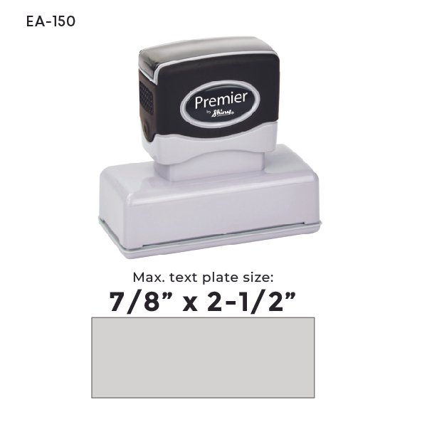 Shiny Premier EA-150 Pre-Inked Stamp