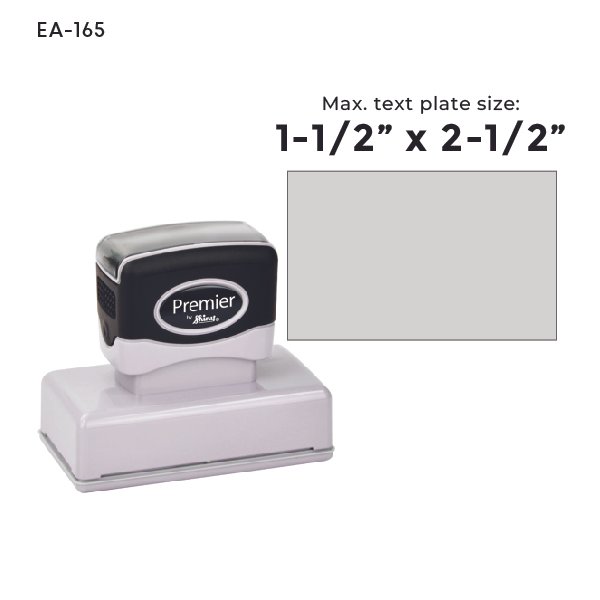 Shiny Premier EA-165 Pre-Inked Stamp