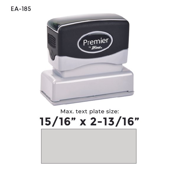 Shiny Premier EA-185 Pre-Inked Stamp