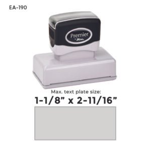 Shiny Premier EA-190 Pre-Inked Stamp