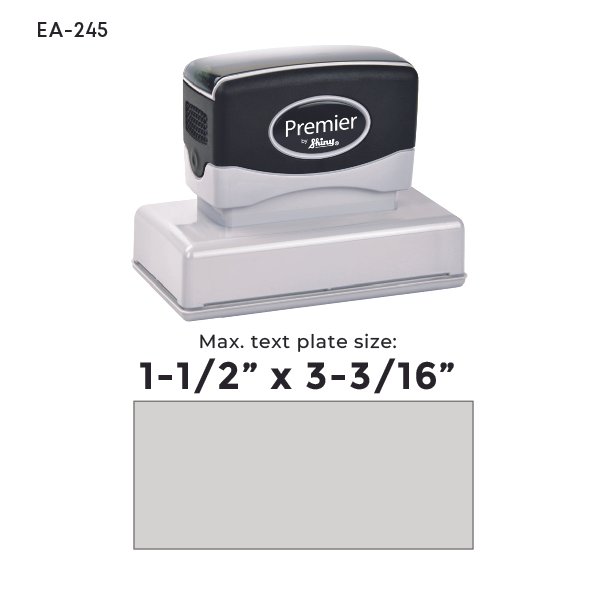 Shiny Premier EA-245 Pre-Inked Stamp