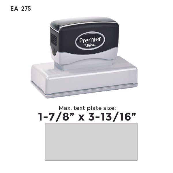 Shiny Premier EA-275 Pre-Inked Stamp