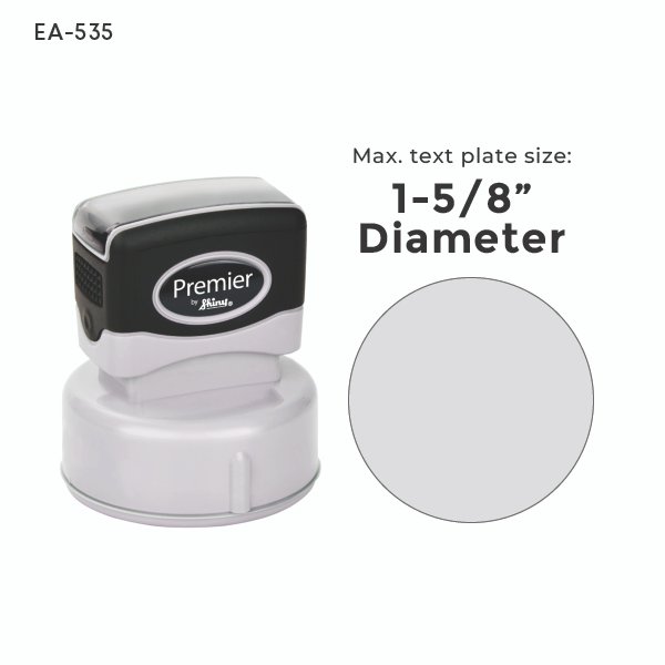 Shiny Premier EA-535 Pre-Inked Stamp