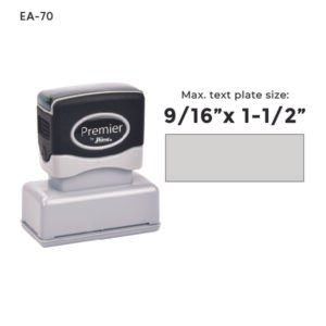 Shiny Premier EA-70 Pre-Inked Stamp