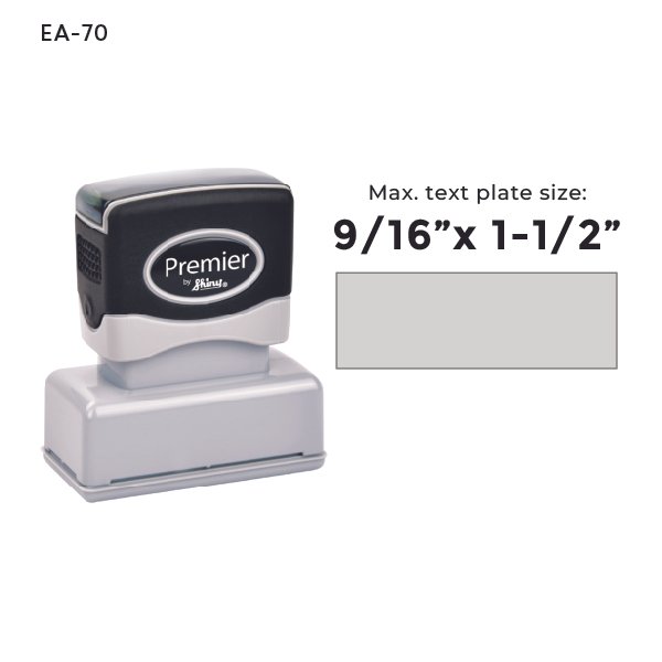 Shiny Premier EA-70 Pre-Inked Stamp