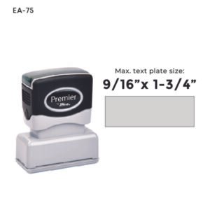 Shiny Premier EA-75 Pre-Inked Stamp