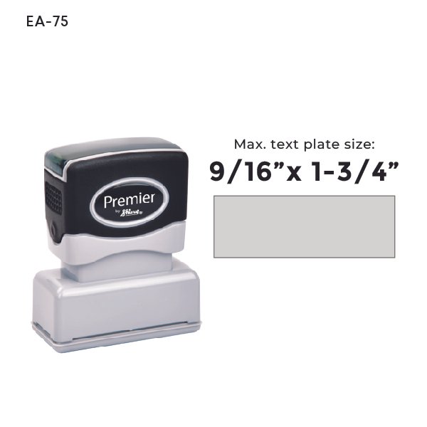 Shiny Premier EA-75 Pre-Inked Stamp