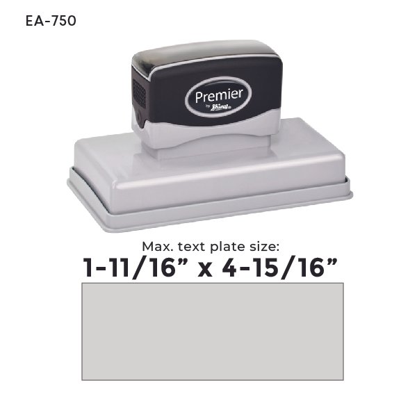 Shiny Premier EA-750 Pre-Inked Stamp