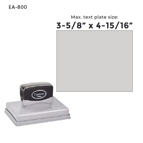 Shiny Premier EA-800 Pre-Inked Stamp