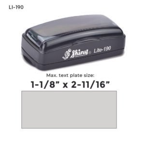 Shiny LI-190 Lite Pre-Inked Stamp