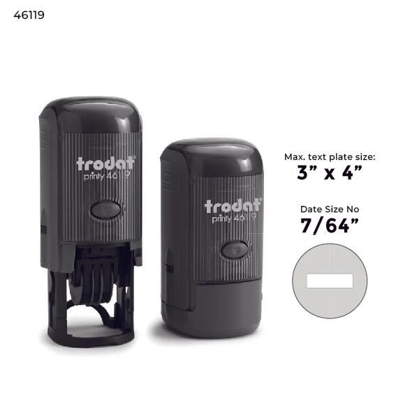 Trodat 46119 Printy Dater Stamp