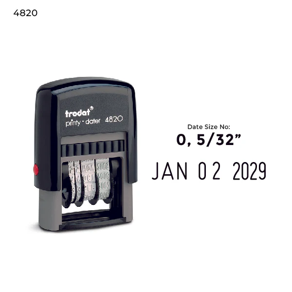 Trodat 4820 Printy Dater Stamp